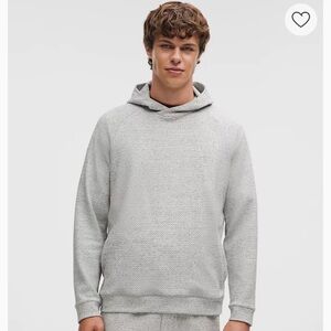 Lululemon Textured Double-Knit Cotton Hoodie/grey black/ XS/ NWT